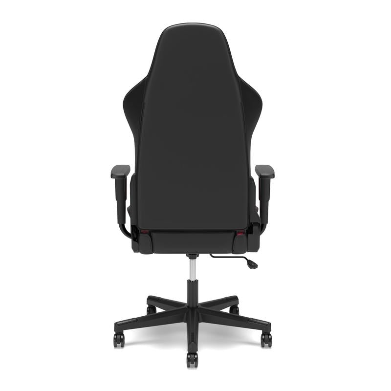 Black office chair on a white background