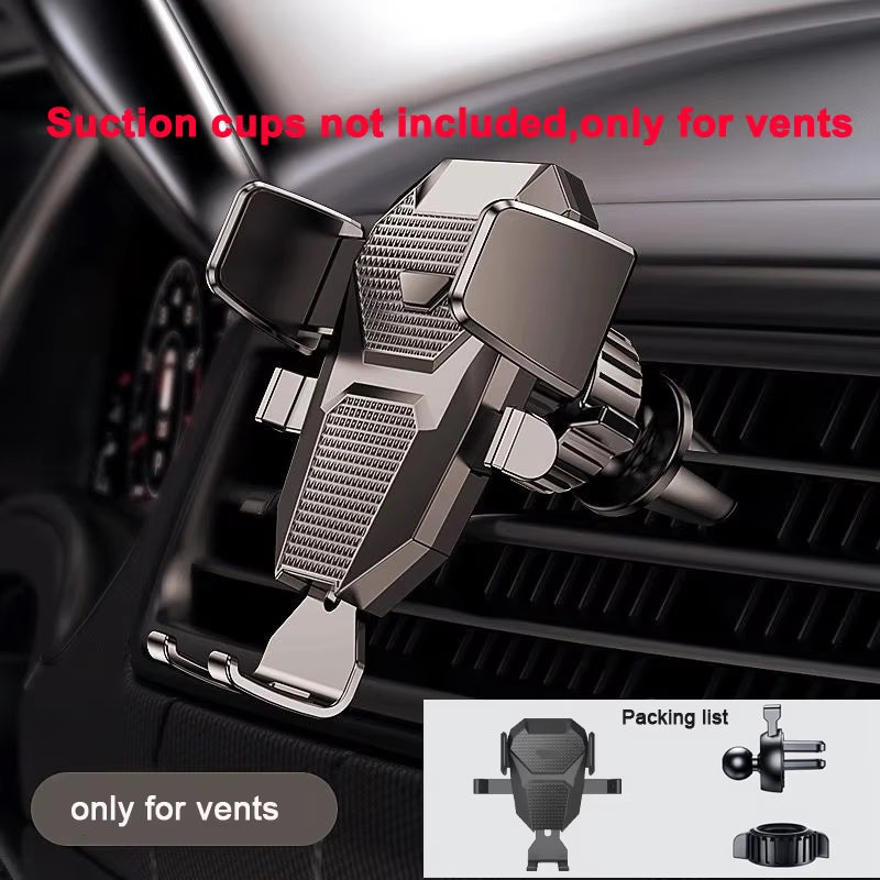 "GripGo 360: Universal Car Phone Holder with 360° Rotation