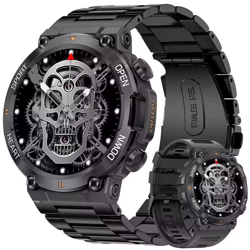 PulseMaster Pro: Advanced Smartwatch for Men with Heart Rate Monitoring and Long Battery Life