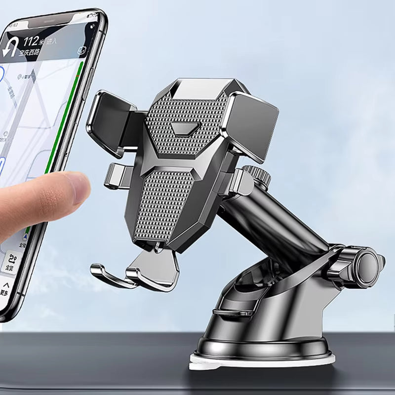 "GripGo 360: Universal Car Phone Holder with 360° Rotation
