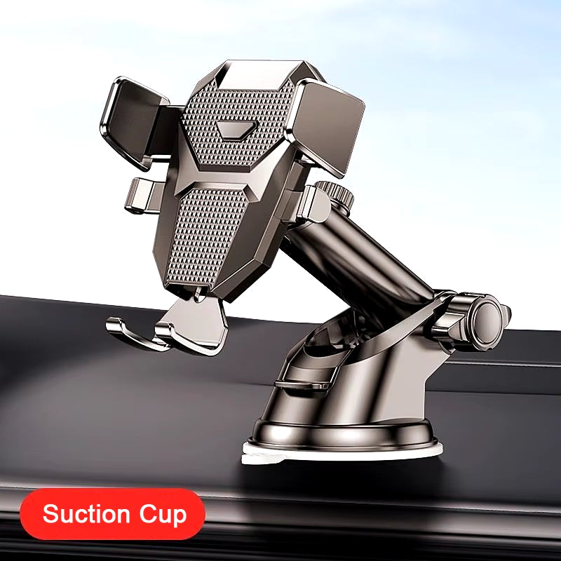 "GripGo 360: Universal Car Phone Holder with 360° Rotation